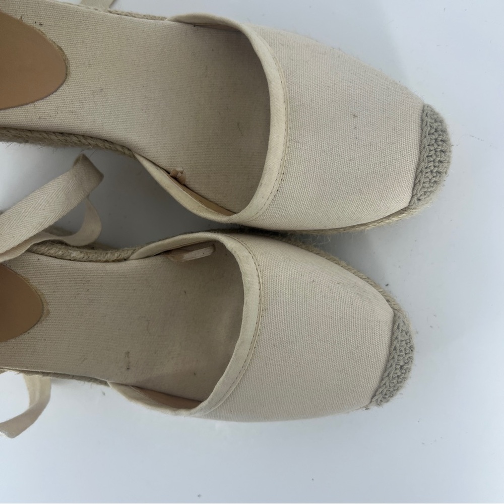 Express Cream Espadrille Wedges - Picture 4 of 14